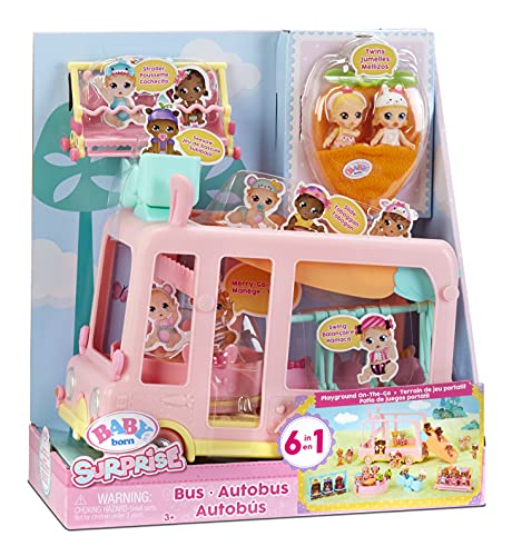 Baby Born Surprise Mini Babies Bus, Pink von BABY Born