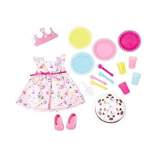 BABY born 825242 Deluxe Party Set Geburtstag Puppenzubehör 43 cm 17-teilig, bunt von BABY Born