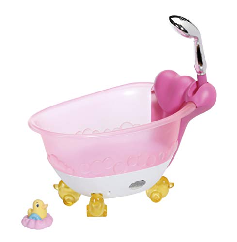 BABY born 828366 Bath Badewanne mit Licht- und Sound-Effekten und Badeente, Puppenzubehör für Puppen bis 43 cm von BABY Born