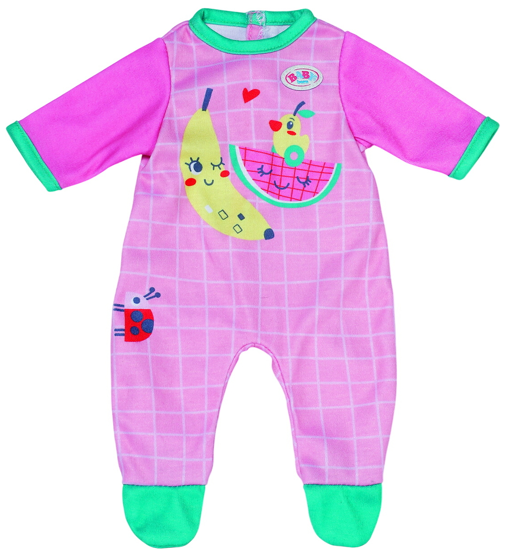 Baby Born Puppenkleidung - Strampler - 36 cm - Rosa m. Obst - BABY born - One Size - Puppenkleidung Baby Born Puppenkleidung - Strampler - 36 cm - Rosa m. Obst - BABY born - One Size - Puppenkleidung von BABY born