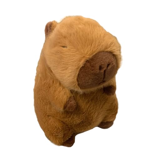 BABYVIVA Cartoon Capybara Shape Stuffed Doll for Kid Skin Friendly Stuffed Appease Sleeping Toy for Kids Birthday von BABYVIVA