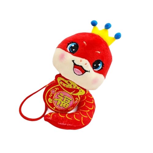 BABYVIVA Cartoon Zodiacs Schlange Hängende Dekoration Plüsch Spielzeug Chinesisches Neujahr Zubehör Handgefertigte Büro Schreibtisch Ornament von BABYVIVA