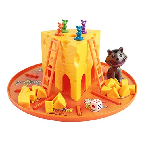 BABYVIVA Für Katze Und Maus – Kuchen Käse Jungen Und Mädchenspielzeug Geschenke Interaktive Eltern Kind Brettspiele Lernspielzeug von BABYVIVA