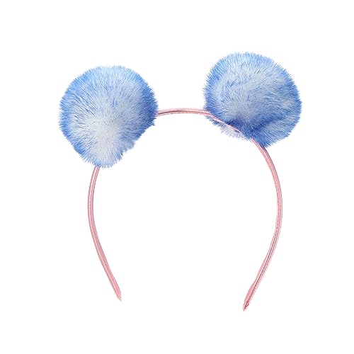 BABYVIVA Furry Balls Hairhoop Plush Ear Headband Cosplay Costume Party Headdress Adult Makeup Headband Kids Funny von BABYVIVA