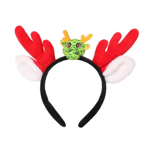 BABYVIVA Haarreif Chinesisches Drachenhorn Stirnband für Frauen Mädchen Sternzeichen Drache Dekor Kopfbedeckung Plüsch Drachenhorn für Neujahrsparty von BABYVIVA