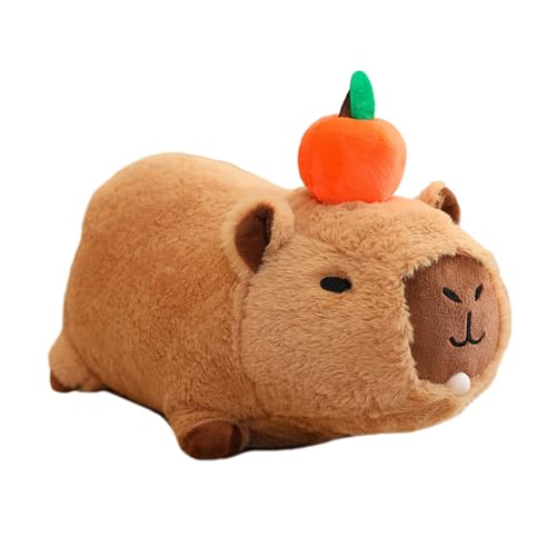 BABYVIVA Hübsches Capybara-Figur-Spielzeug, ausgestopfte Schlafpuppe, Babyparty-Geschenk, waschbare Capybara-Puppe für KleinChilder und Freundinnen von BABYVIVA