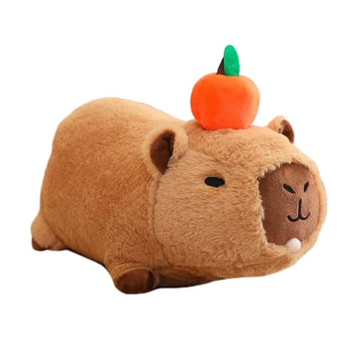 BABYVIVA Hübsches Capybara-Figur-Spielzeug, ausgestopfte Schlafpuppe, Babyparty-Geschenk, waschbare Capybara-Puppe für KleinChilder und Freundinnen von BABYVIVA