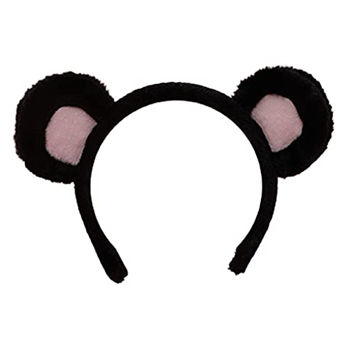 BABYVIVA Lovely Headband Furry Animal Bear Ears Headwear Lovely Hair Hoop Animal Headpiece for Halloween Party von BABYVIVA