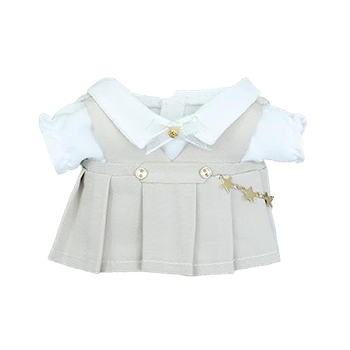 BABYVIVA Puppenkleidung für Kinder, 20,3 cm, Puppenzubehör, Plüschpuppenkleidung, gefüllt, beruhigendes Puppen-Outfit-Kleid von BABYVIVA