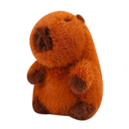 BABYVIVA Süßes und weiches Capybara-Plüschtier, berührbares, weiches Haar, ausgestopfte Puppe, Ornament für Childer, Tierliebhaber von BABYVIVA