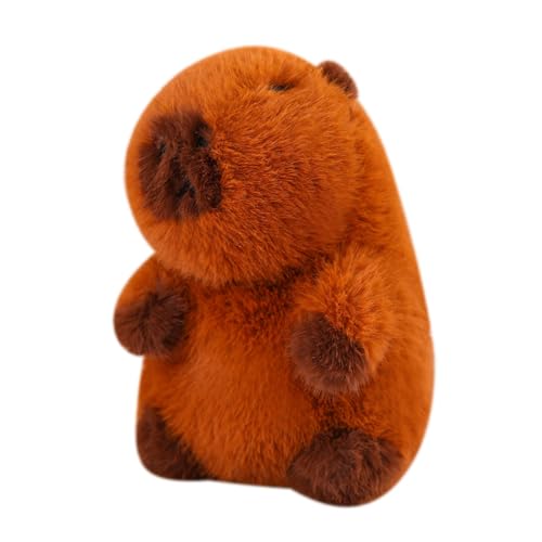 BABYVIVA Süßes und weiches Capybara-Plüschtier, berührbares, weiches Haar, ausgestopfte Puppe, Ornament für Childer, Tierliebhaber von BABYVIVA