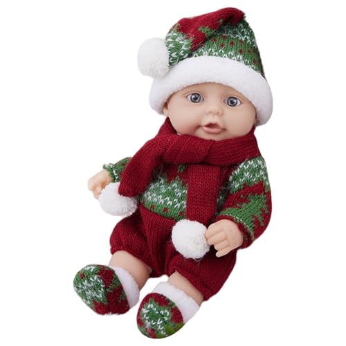 BABYVIVA Tröstendes Weihnachts Beißspielzeug Beruhigendes Weihnachts Babyspielzeug Weiche Gummi Babyfigur Dekoration Für Kleinkinder von BABYVIVA