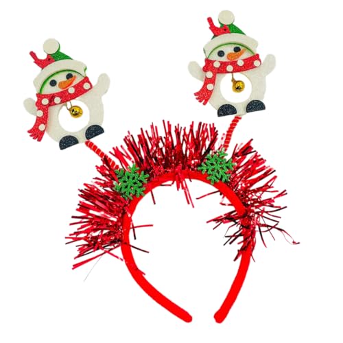 BABYVIVA Urlaub Kopfbedeckung Schneemann Stirnband Weiche Weihnachtsfeiern Haarstück Elegantes Haarband Festliches Haarband Für Partykleidung von BABYVIVA