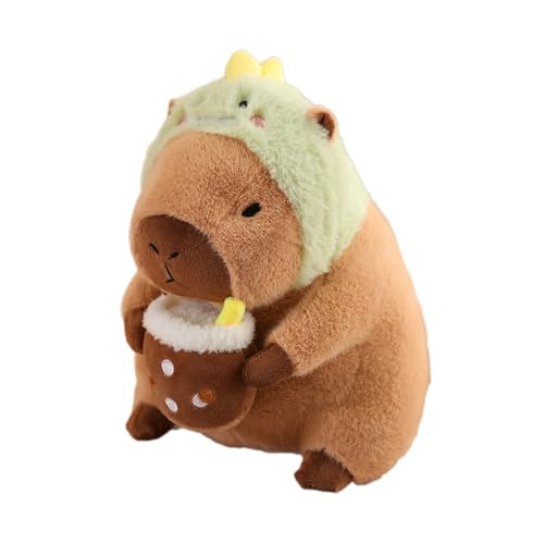 BABYVIVA Weiches Plüschtier Childer Capybara Puppe Stofftier Spielzeug Dekokissen Zimmerdekoration Schönes Baby Schlafspielzeug Maskottchen Geschenk von BABYVIVA