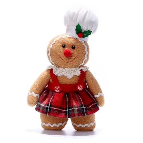 BABYVIVA Weihnachten GingerbreadMan Niedliche Cartoon Plüsch Mit Langen Beinen Urlaub Innendekoration Baumdekoration Partyzubehör von BABYVIVA