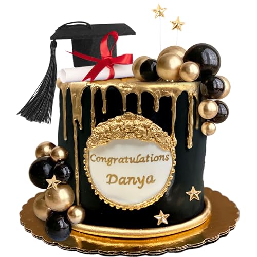 2025 Graduation Cupcake Toppers Abschlussfeier Cupcake toppers Bachelor Hut Deko Abschluss Deko für Graduation Abschlussparty Dekoration von BACH AND BOOZY