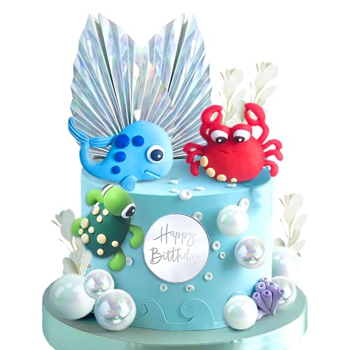 Meerestier Tortendeko GeburtstagOzean Themen Kuchen Dekoration Deko Meerestier Kuchen Topper für Unter Meer Themen Babydusche Party Dekor Meerestier Tortendeko GeburtstagOzean Themen Kuchen Dekoration Deko Meerestier Kuchen Topper für Unter Meer Themen Babydusche Party Dekor von BACH AND BOUJEE