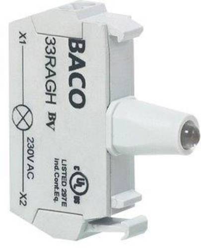 BACO 33RAYL LED-Element Gelb 12 V/DC, 24 V/DC 1St. von BACO