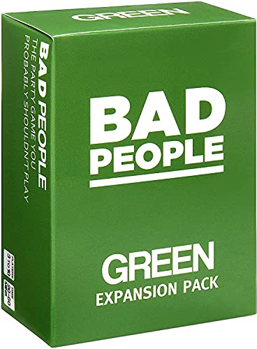 Bad People - Green Expansion Pack (100 New Question Cards) - The Game You Probably Shouldn't Play von BAD PEOPLE