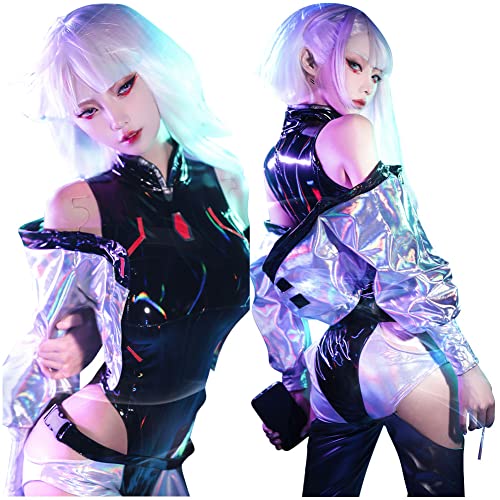 BAEHEU Edgerunners Lucy Cosplay Kostüm Outfits Thackery Halloween Karneval Anzug Set-L von BAEHEU