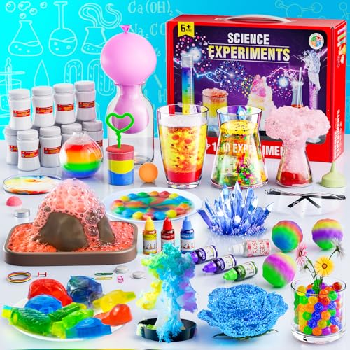 110+ Wissenschaft Experimente Kits für Kinder - STEM Projekte Wissenschaftliche Spielzeug für Kinder 6 7 8 9 10 12 Jahre alt, Weihnachten Geburtstag Geschenke für Jungen und Mädchen, Chemie-Set von BAHAGULY