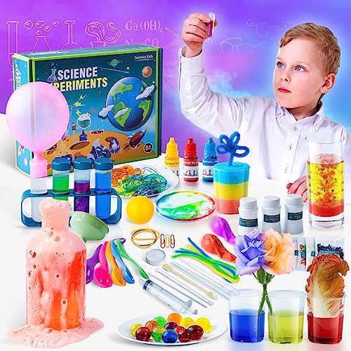 50 Wissenschaft Experimente Kit für Kinder ab 4 5 6-8-12, Mint Erziehungswissenschaft Spielzeug Geschenke für Mädchen Jungen, Chemie Set von BAHAGULY