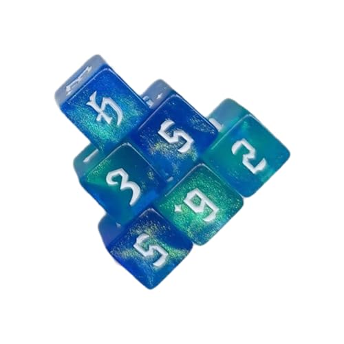 16mm Sechs Seiten Dices Acryl Spiel Dices Klassenzimmer Farbenfrohe Unterricht Dices Bildungszählspielzeug Mathematik Lernwerkzeug von BAHJKASD