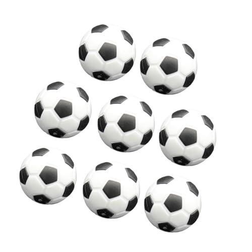 BAHJKASD 8pcs Foosballs Tischbälle Offizielle Tabletop Spiel Bälle Tischspiel Fußballtisch Fußballbälle Spielzubehör von BAHJKASD