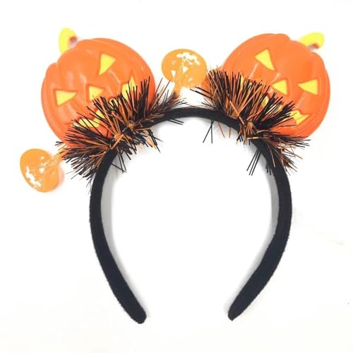 BAHJKASD Kopfschmuck Mit Verstellbarer Größe Halloween Themen Stirnband Festliches Haarband Party Zubehör Bequeme Haarreifen Verzierung von BAHJKASD