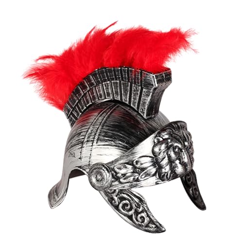 BAHJKASD Kostüme, römischer Helm, antikes Cosplay, Mittelalter-Hut, Punk-Helm, antiker europäischer Soldaten-Rollenspiel-Helm von BAHJKASD