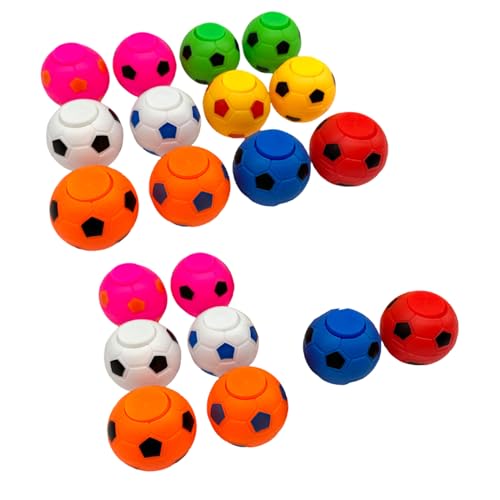 BAHJKASD Rotierendes Spinner Set Fingerspitzen Kreisel Fußball Gyroskop Spielzeug Kinder Spinner Fingerspitzen Spielzeug Kinder Spielzeug 20er Set von BAHJKASD