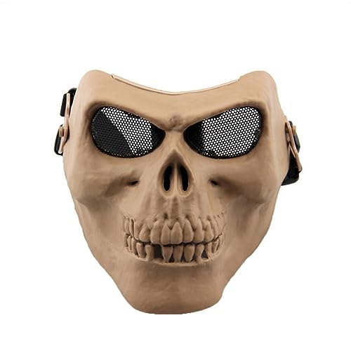 BAHJKASD Schützender Totenkopf für Partys, Halloween, 1 Stück, für Make-up, Bühnenauftritte, Haushaltspassung, Totenkopf von BAHJKASD