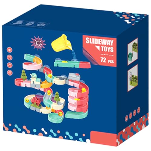 BAHJKASD Spaß Baden Silde Spielzeug Für Kinder Soft Run Track Spielzeug Mit Saugnapf Set Für Bade Spaß Pool Spielzeug Geschenk Für Kinder von BAHJKASD