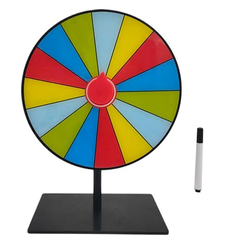 BAHJKASD Tabletop Preis Plattentable Löschen Wiederverwendbares Fortunes Wheel Fortunes Party Turn Plate Wheel Prize Spinnings Spiel Enduring von BAHJKASD