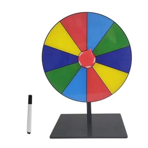 BAHJKASD Tabletop Preis Plattentable Löschen Wiederverwendbares Fortunes Wheel Fortunes Party Turn Plate Wheel Prize Spinnings Spiel Enduring von BAHJKASD