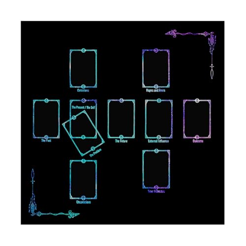 BAHJKASD Tarots Tischdecke Lesekarte Astrologys Altäre Stoff Göttisch Kartentisch Stoff Wandteppich Hexereien Lieferungen von BAHJKASD