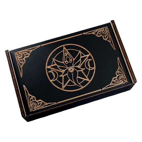 Holz Tarot Karte Lagerung Fall Tragbare Tarot Karten Box Astrologys Wahrsagerei Lagerung Fall Push Pull Karte Container von BAHJKASD