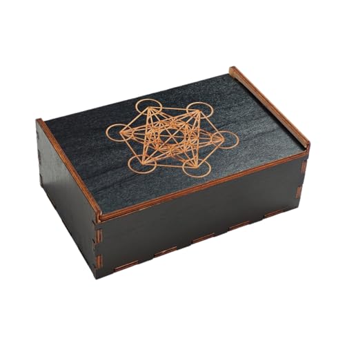 Holz Tarot Karten Lagerung Fall Tragbare Tarot Karten Box Hexerei Wahrsagerei Lagerung Fall Spiel Karten Container von BAHJKASD