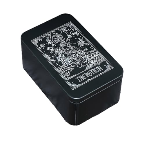 Spielkarten Box Trading Card Fall Tarots Lagerung Können Karte Organisatoren Karte Fall Leere Metall Lagerung Box Für Spiel Karten von BAHJKASD