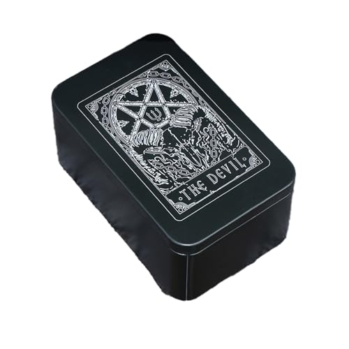 Spielkarten Box Trading Card Fall Tarots Lagerung Können Karte Organisatoren Karte Fall Leere Metall Lagerung Box Für Spiel Karten von BAHJKASD