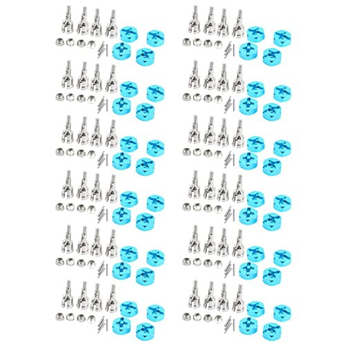 10 Satz Rad Umrüst Satz Achse & 12 mm Sechskant Tauch Nabe Biegen 1/10 Straße für 1/18 A959 A969 A979 von BAIGOO