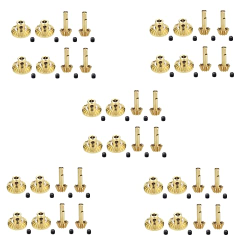 40 Stück Messing Vorder- und Achs Getriebe Antrieb Wellen Getriebe Upgrade Zubehör für C14 C24 B24 B36 MN D90 D99 MN99S Teile von BAIGOO