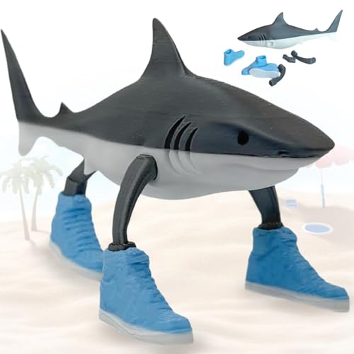 BAISHUWU 3D Tralalero Figure, Hai in Sneakers Figures, Shark In Sneakers Figure, Tung Tung Tung Sahur Figure, Tralalero Tralala Figure, Brainrot Meme Shark Figures, for Collection and Decoration BAISHUWU 3D Tralalero Figure, Hai in Sneakers Figures, Shark In Sneakers Figure, Tung Tung Tung Sahur Figure, Tralalero Tralala Figure, Brainrot Meme Shark Figures, for Collection and Decoration von BAISHUWU