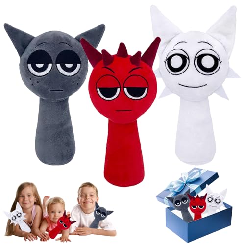 Sprunki Plush Toy, Sprunki Plüschtiere, Sprunki Plüschspielzeug, Sprunki Plush Spielzeug, Sprunki Plush Figuren Doll, Sprunki Kuscheltier, Sprunki Plushie Puppen, für Kinder Und Erwachsene (B) von BAISHUWU