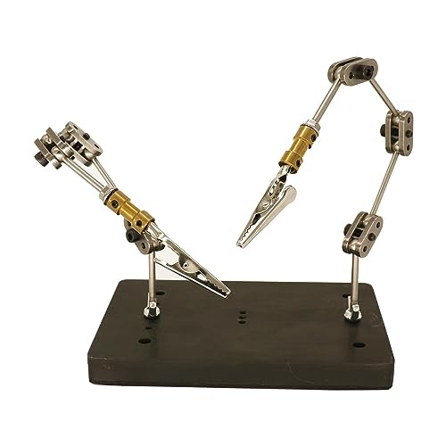 BAIYITONGDA Armature-Rigging-System für Stop-Motion-Armature, Rig-Arm zum Halten von Lichtpuppen, Stop-Motion-Animations-Schießstand mit Doppelarmen, Armlänge 32 cm, Tragfähigkeit 1000 g von BAIYITONGDA