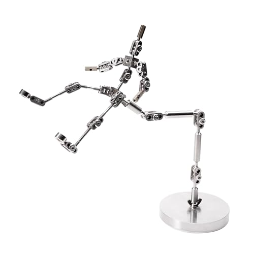 BAIYITONGDA DIY Stop-Motion-Armaturen-Kit, fertiges artikuliertes humanoides Skelett für Stop-Motion-Projekte, Anker-Rigging-System für Stop-Motion-Animationen,16cm von BAIYITONGDA