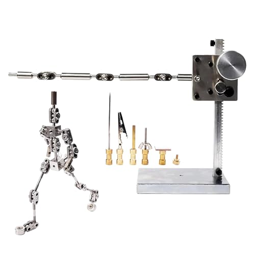 BAIYITONGDA Stop Motion Animation, Metall Puppe Figur für Charakter-Design-Erstellung, DIY Stop Motion Armature Kits, unterstützen Ihre Charactor Bewegung,12CM von BAIYITONGDA