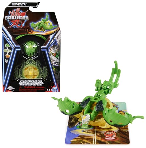 Bakugan 3.0 Special Attack 1er Pack - Ventri, individuell zusammenstellbare Actionfigur mit Charakterkarte zum Sammeln, für Kinder ab 6 Jahren von BAKUGAN