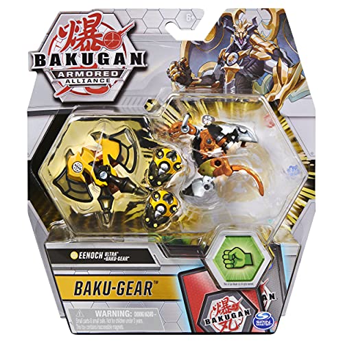 BAKUGAN Bakugan Ultra, Aurelus Eenoch mit verwandelnder Baku-Gear, Armored Alliance 7,6 cm große Sammel-Actionfigur von BAKUGAN