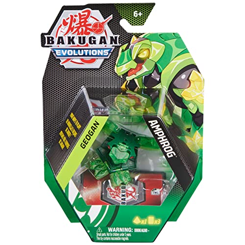 BAKUGAN Evolution – Pack 1 Geogan Staffel 4-1 Geogan Kugel mit 3 Sammelkarten – Cartoon-Spielzeug für Kinder ab 6 Jahren – Modell zufällig BAKUGAN Evolution – Pack 1 Geogan Staffel 4-1 Geogan Kugel mit 3 Sammelkarten – Cartoon-Spielzeug für Kinder ab 6 Jahren – Modell zufällig von BAKUGAN